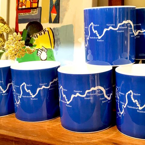 A Large River Thames Mug by Snowden Flood