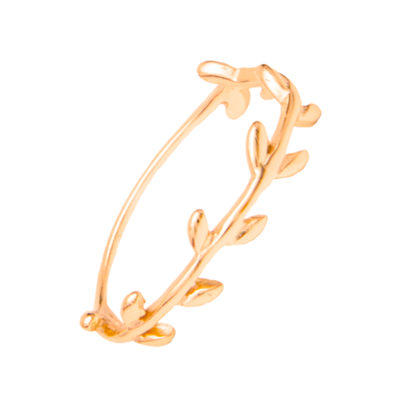 Orchid Ring by Hazelnut Jewelry. Silver Plated or Gold