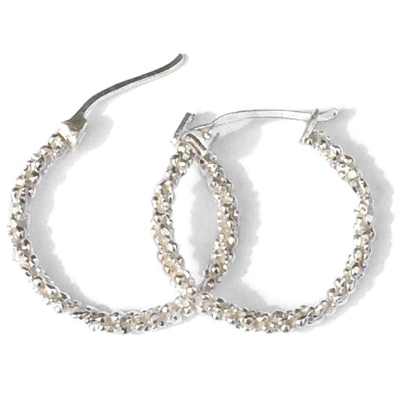 Hoop Earrings by Barbara Yarde. Sterling Silver
