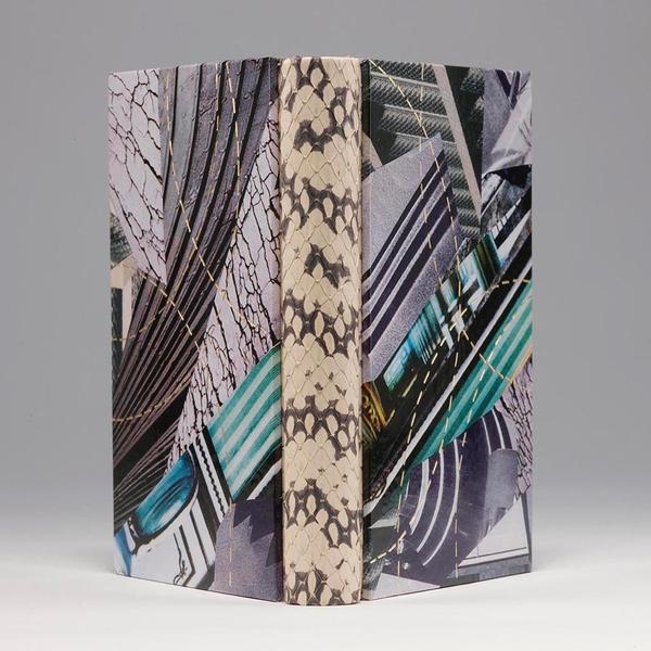 Shadows in the Sand Handcrafted Snakeskin A6 Journal by Bask Bindery