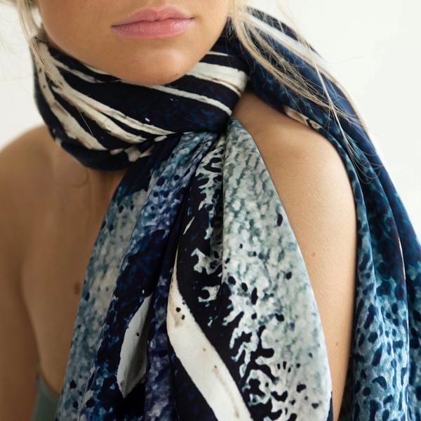 Calendula Large Silk Square by RubyKite