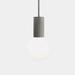 Case Pendant Charcoal Opaque by Vitamin porcelain