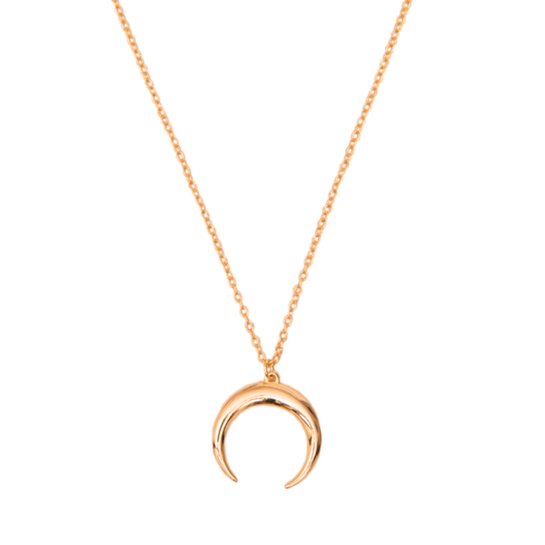 Moon Necklace by Hazelnut Jewelry, in Sterling Silver or GOld