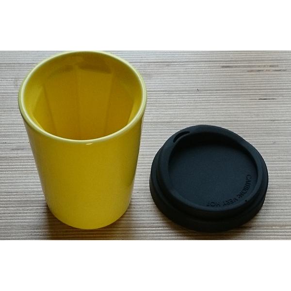 Therma Cup Yellow by Therma Cup Co Black Lid