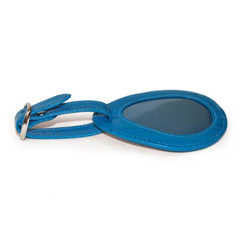 Eel Skin Leather Luggage Label