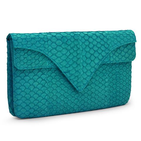 Fresh Water Carp Leather Clutch