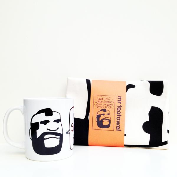 Tee and Toast, Mr Tea Set (Mug & Tea Towel)