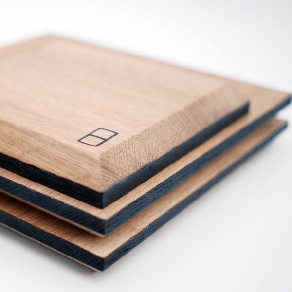 Square Chopping Board by Heather Scott