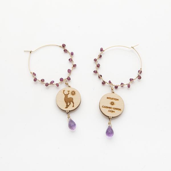 Deer Totem Earrings by Cosmic Union