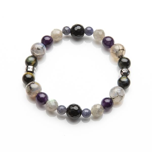 Eyes of the Dragon Kingdom Bracelet by Cosmic-Union. Gemstones