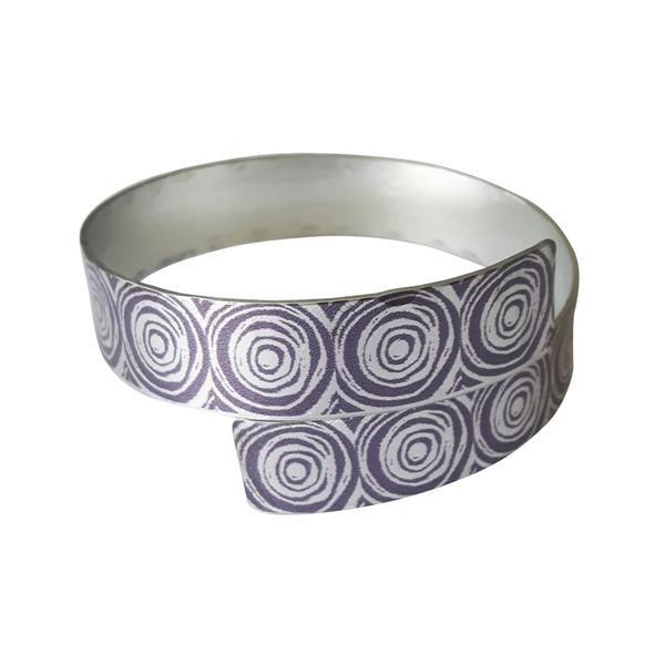 Purple Women's Suffrage Cuff by Sally Lees