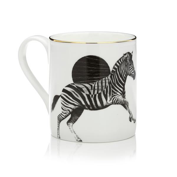 Zebra Mug by Sasha Tugolukova