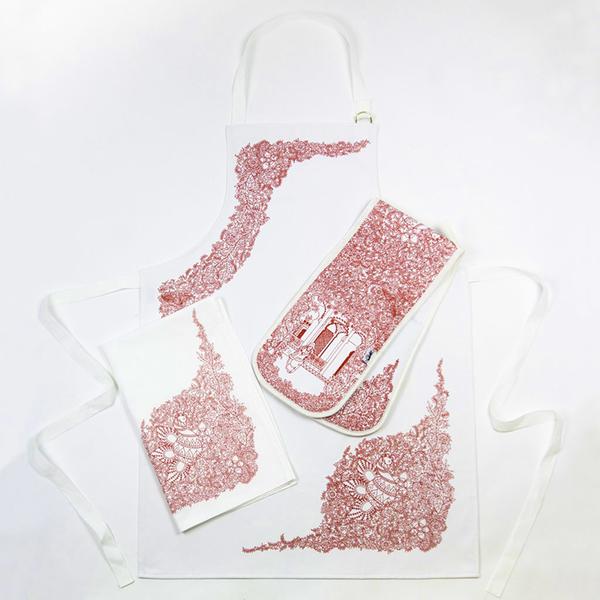 Haveli Kitchen Textiles Set by Suitcase Susie