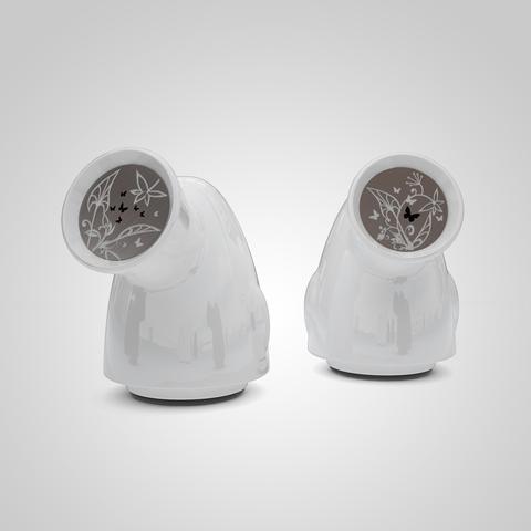 Hoodies Salt and Pepper Set - Floral White