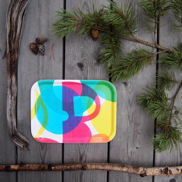 Birchwood Breakfast Tray by Jonna Saarinen in Multicolour