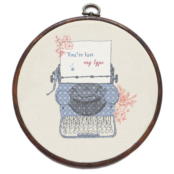 Just My Type Hoop by Ashley Thomas