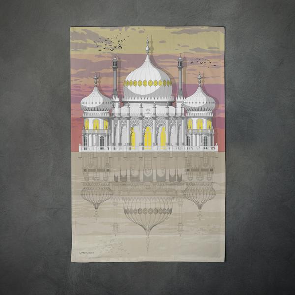 Brighton Pavillion Teatowel by Linescapes