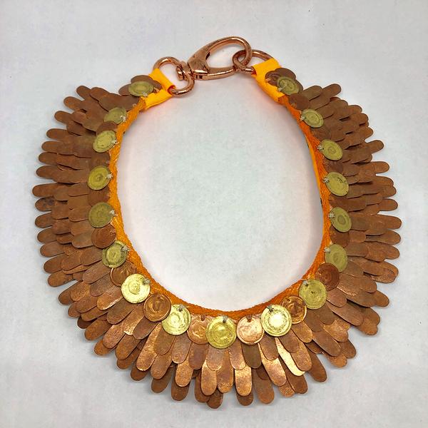 Copper Sun Necklace by Michelle Lowe-Holden