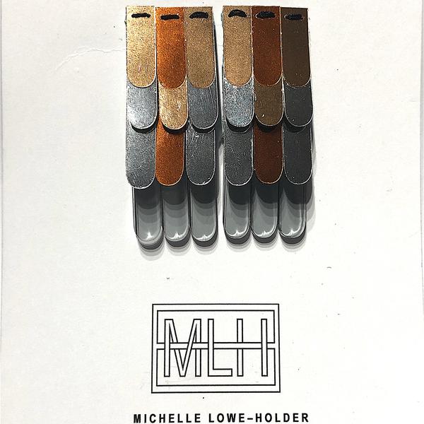 Copper Stripe Earring by Michelle Lowe-Holder