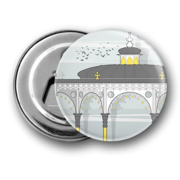 Brighton Bandstand Bottle Opener Magnetic Fridge by Linescapes