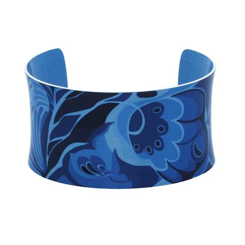 Midnight Bloom Medium Blue Bangle