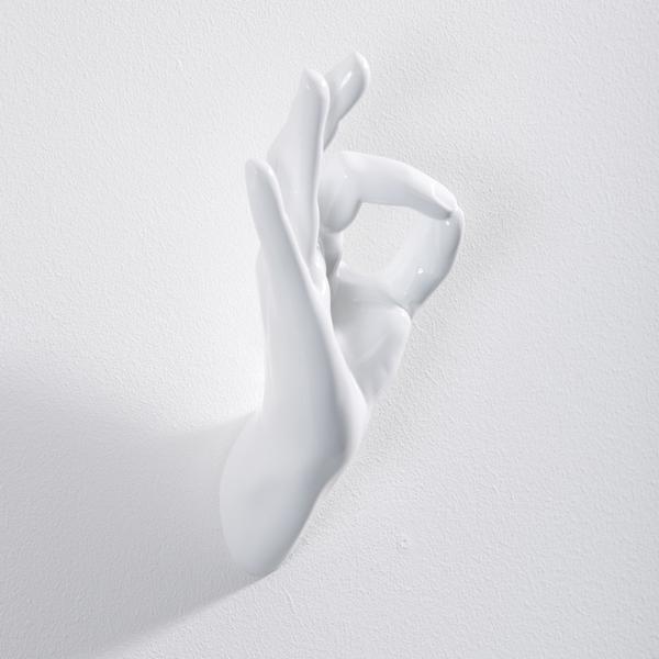 Thelermont Hupton - Handjob Hooks - Okay. Resin composite with glass lacquer finish. White