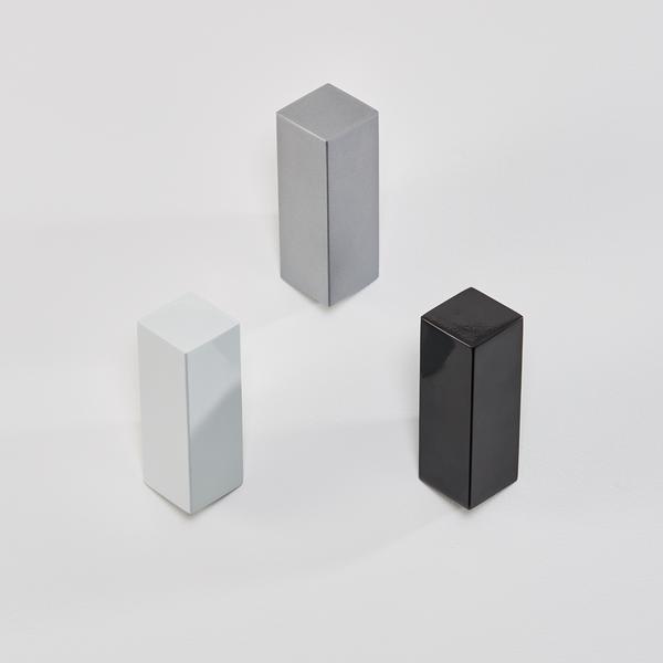 Off the Wall Hooks by Thelermont Hupton. Black, White and Silver