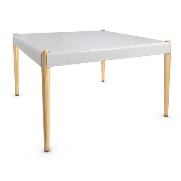 Peg Coffee Table white maple by Bright Potato