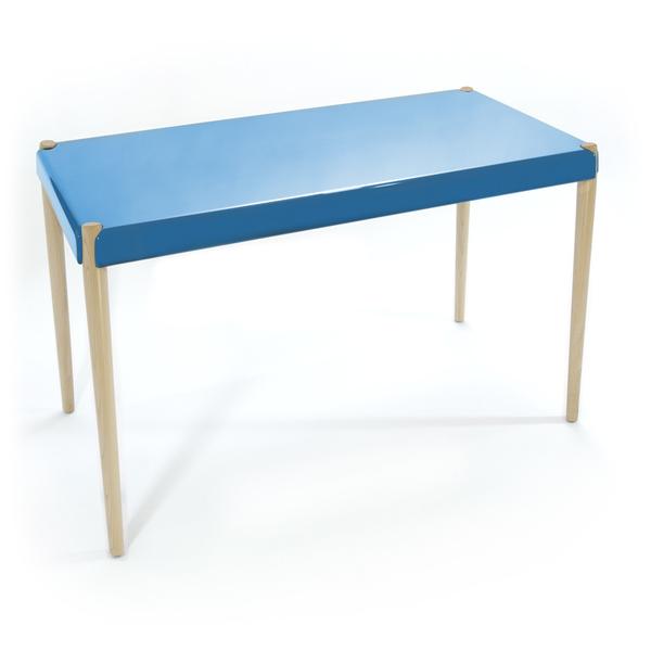 Peg Desk blue maple by Bright Potato