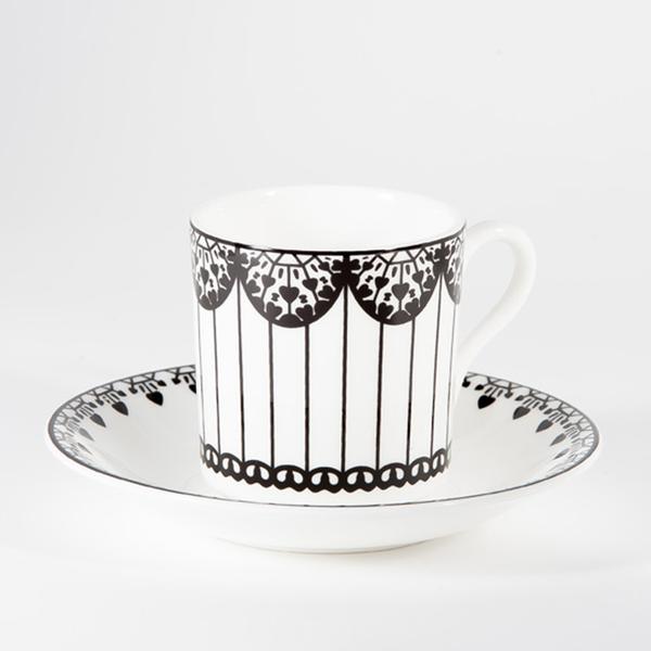 Espresso Cup and Saucer by Suitcase Susie