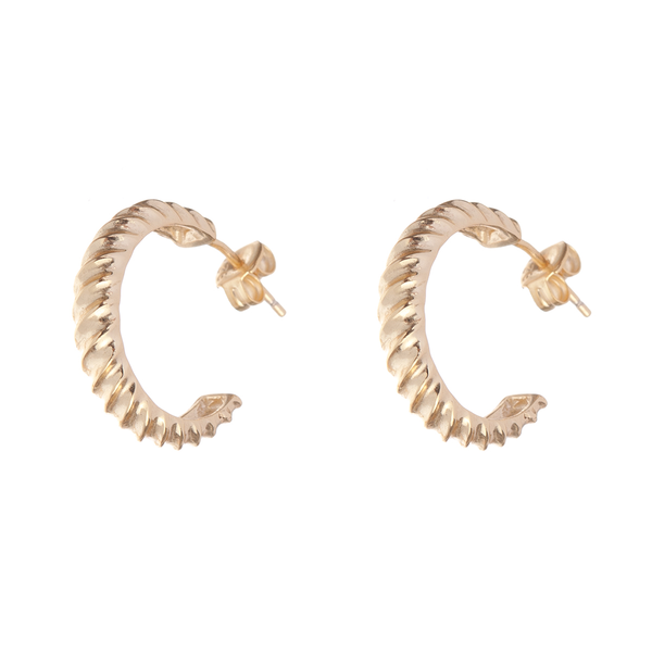 Minerva Earrings by Hazelnut Jewelry, silver or gold