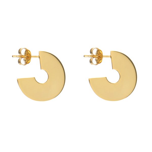 Panter Earrings by Hazelnut Jewelry, Gold or Sterling Silver