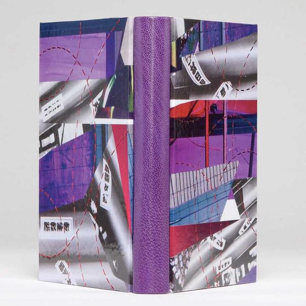 Purple Mash Handcrafted A6 Journal by Bask Bindery