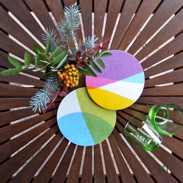 Remo Cork Pot Stand Duo by Jonna Saarinen multicolour 