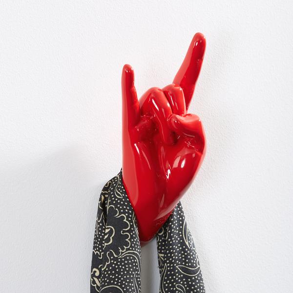 Handjob Hooks Rock by Thelermont Hupton. Red