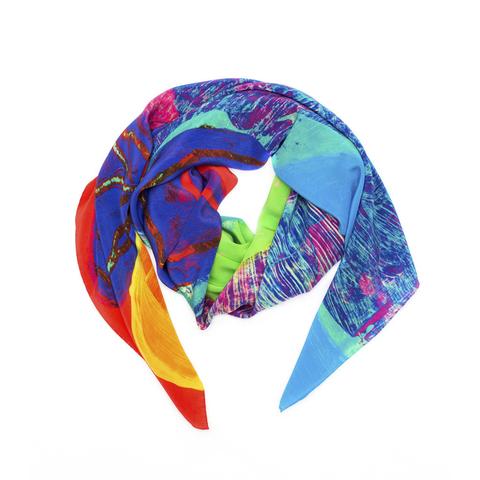 VIOLETTA Silk Scarf