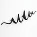 Scribble Coat Rack - black by Headsprung