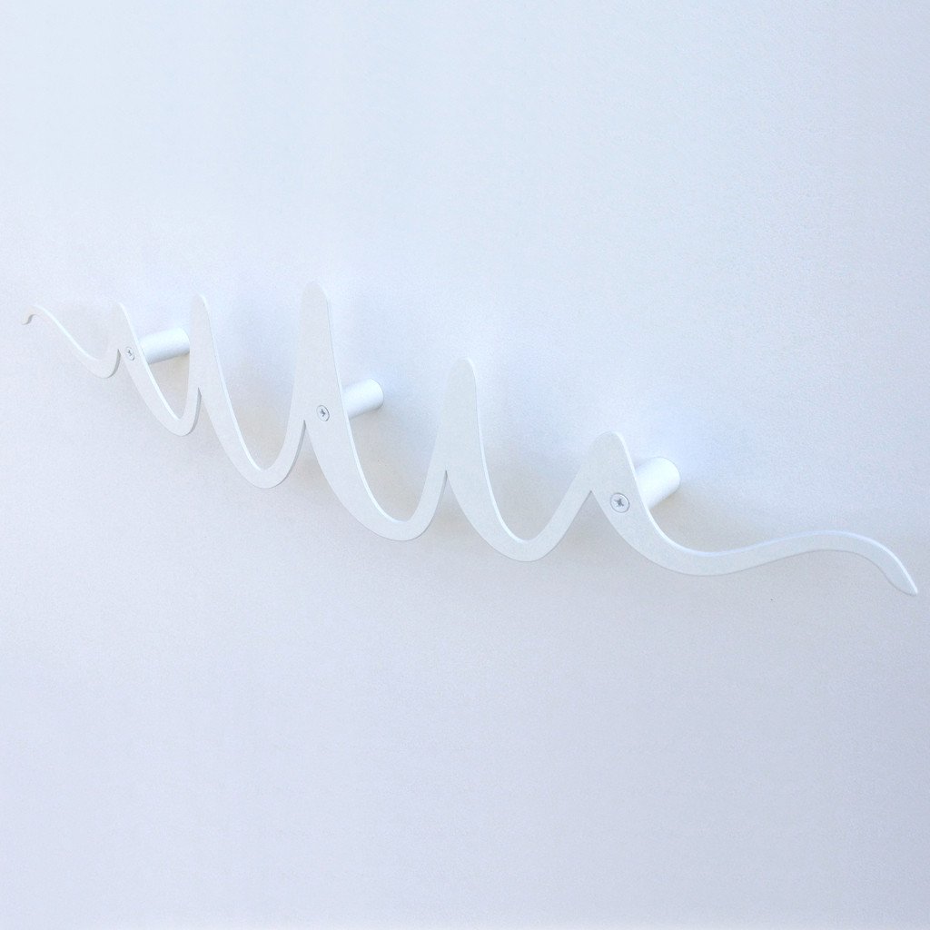 Scribble Coat Rack - white by Headsprung 
