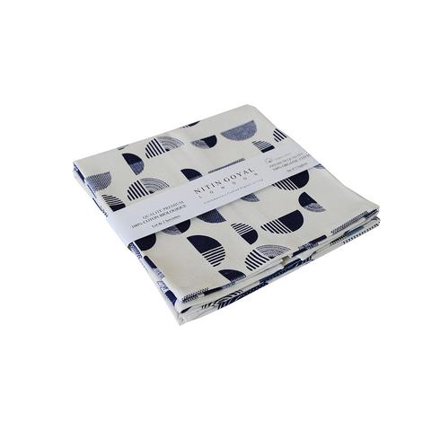 Set of 2 Small Arc 100% Printed Organic Cotton Napkins