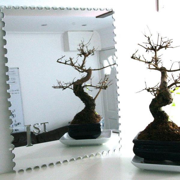 Stamp Mirror by Soner Ozenc