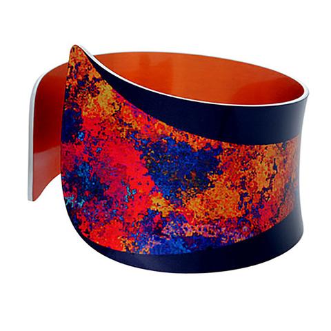 Starburst Orange Bangle