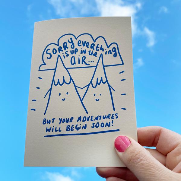 Postponed Plans Mountains Card