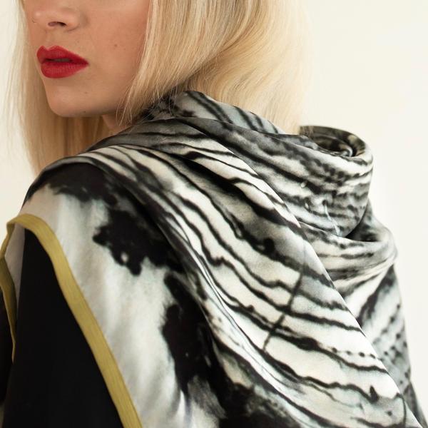 Tree Large Silk Square by RubyKite, Silk