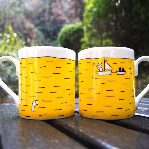 Hidden Message Fine Bone China Cup