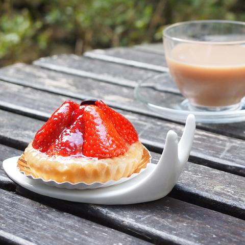 Sweet Home Snail Cake Plate