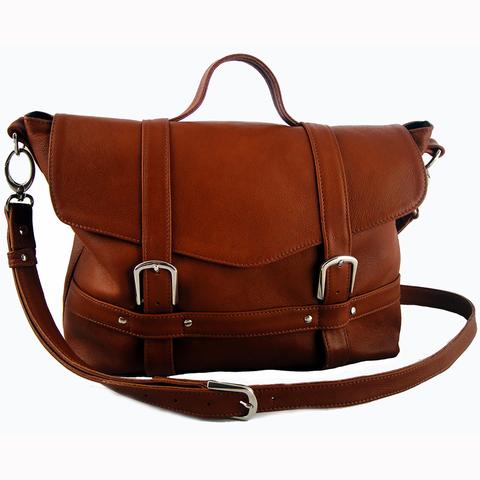 Hand Crafted Leather Midi Satchel