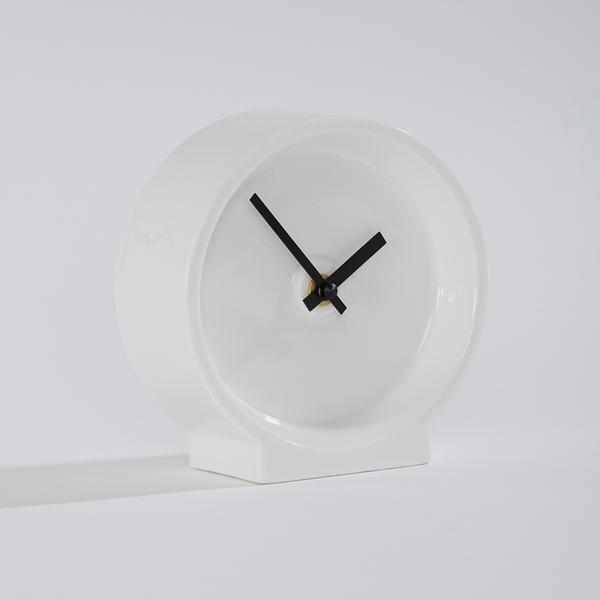 Turned Clock by Thelermont Hupton. Bone China