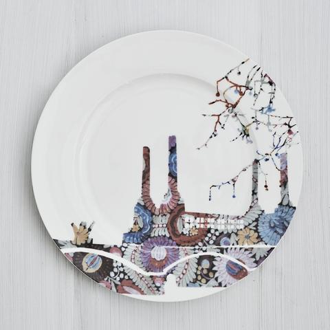 Battersea Embroidery Dinner Plate