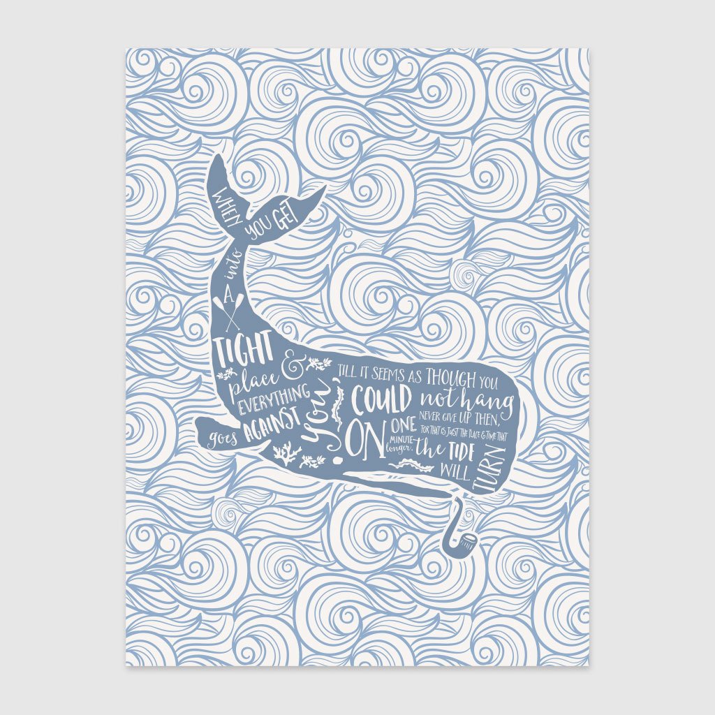 The Tide Will Turn Print by Baldy and The Fidget