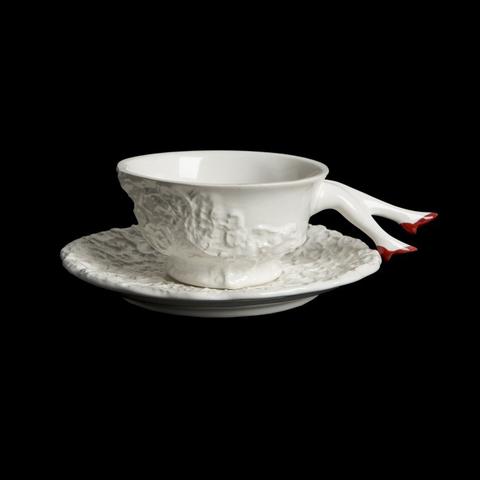 Blaue Blume Teacup  - Red Shoes
